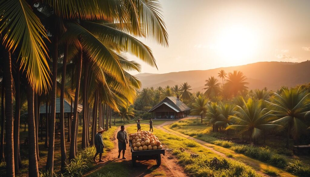 kebun kelapa sukses