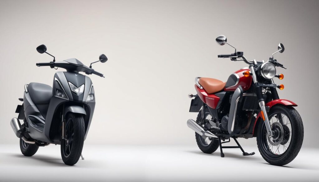 perbandingan motor bebek dan skuter