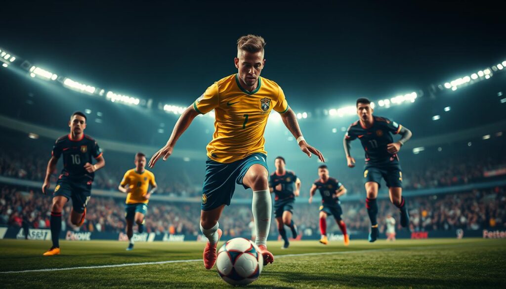 Neymar dalam aksi