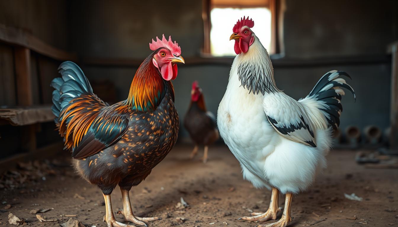 perbedaan ayam kampung dengan ayam broiler